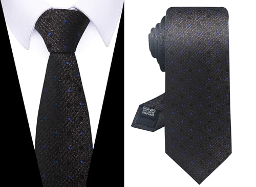 Image of Passabin Tie For Men Necktie Woven Jacquard Neck Ties Set 6 PCS