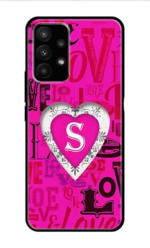 Image of Metal TPU Printed Back Cover for Samsung Galaxy A53 5G (Alphabet S -J1) 360 Degree Protection | Camera Protection -25092024(AR)