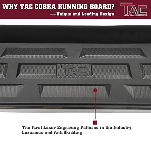 Estribos TAC para Toyota Highlander 2014-2019 aluminio negro miniatura 5