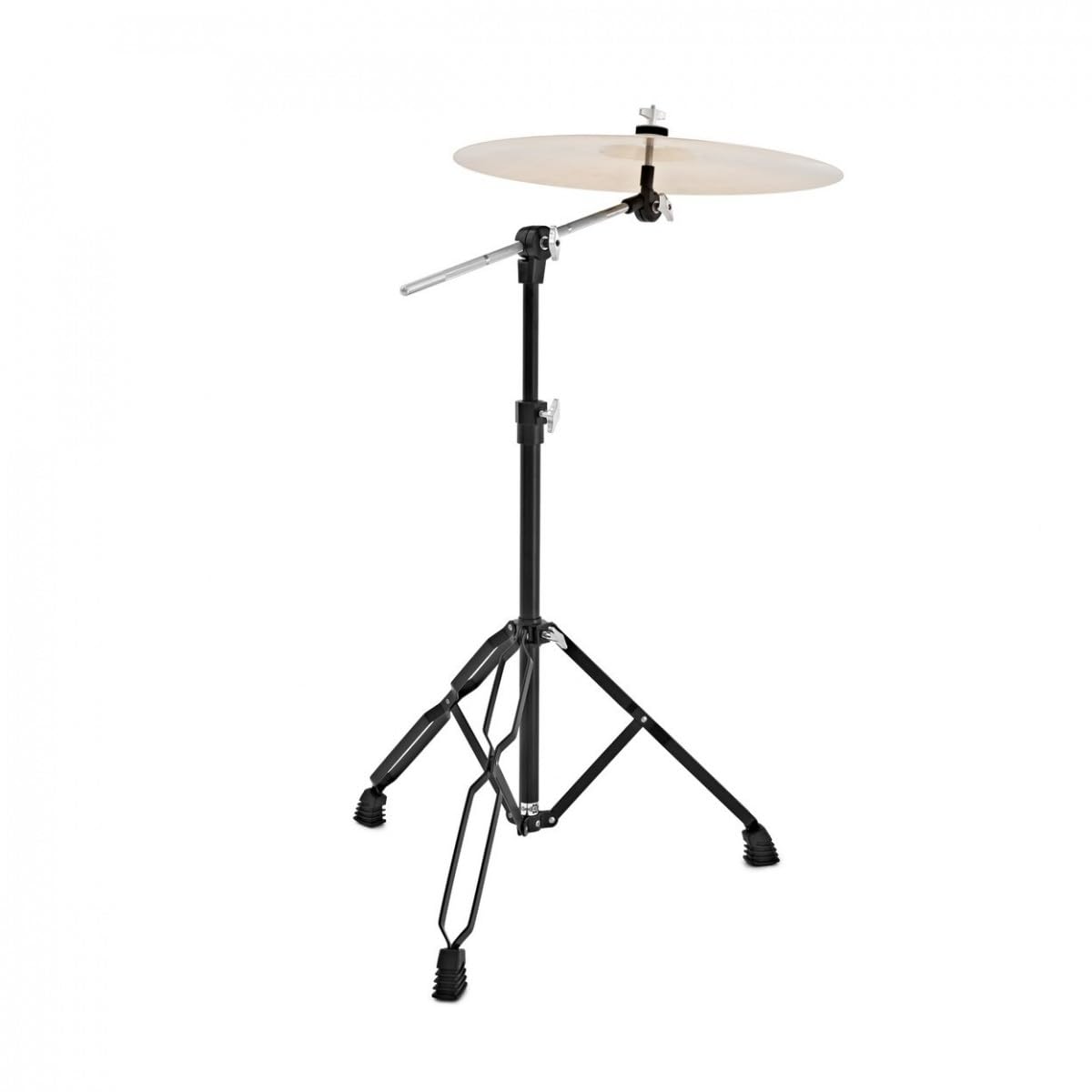 gear4music Soporte de platillos Boom Negro - Altura 870-1230mm
