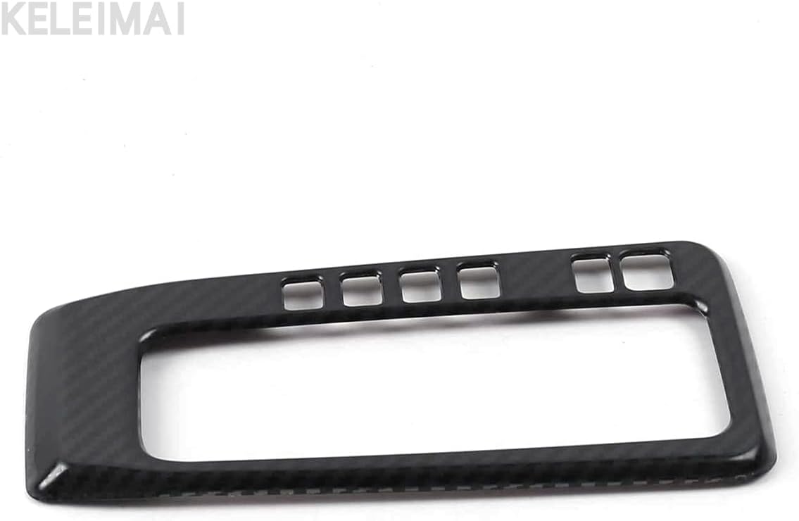 Car Accessories Fit for Nissan Altima 2019 2020 2021 2022 2023 2024 2025 Interior Gear Shift Box Panel Cover Trim (Carbon Fiber Style) 1PC Stainless Steel