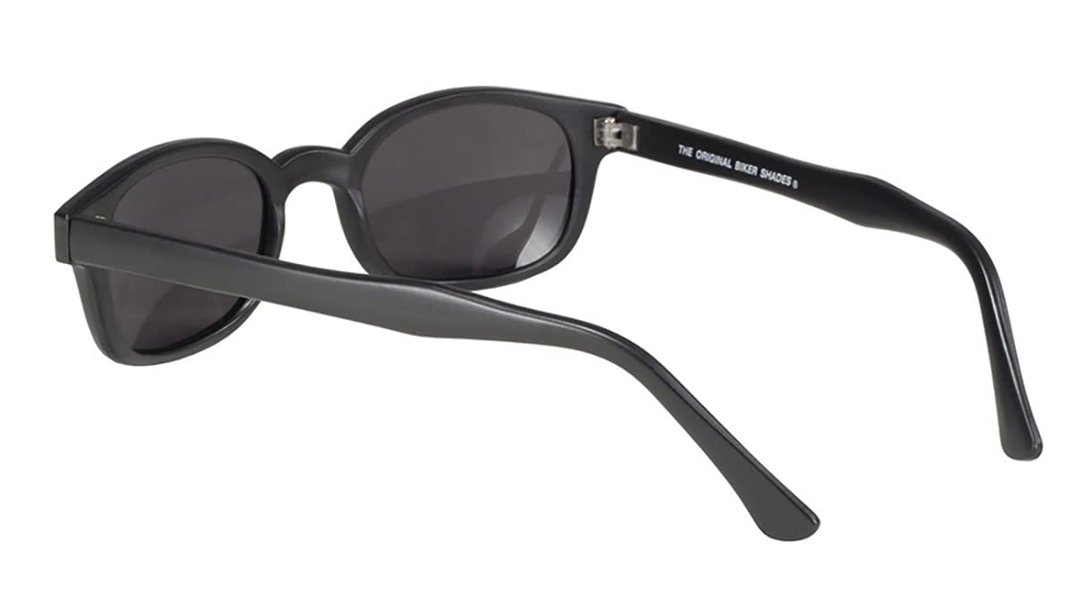 KD's 21120 - Occhiali da sole nero opaco sportivi e motociclisti - Nero