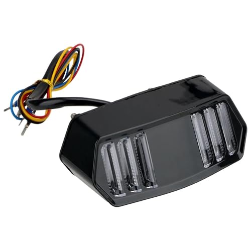 Feu arrière de moto 12V avec clignotant intégré pour MSX125 et CBR650F