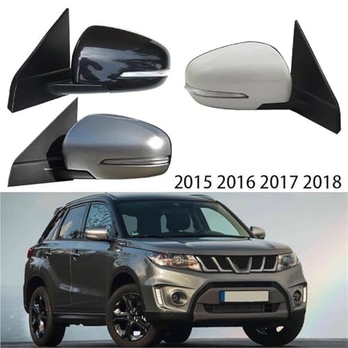 Rétroviseur Suzuki Vitara gauche bleu extérieur manuel repliable pour auto 2015-2018
