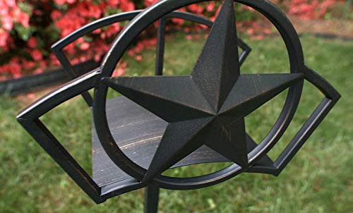 Liberty Garden 117 Star Metal Garden Hose Stand, 125-Foot Capacity Bronze