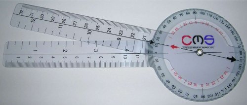 Goniómetro CMS Protractor 360° Compacto de Bolsillo miniatura 1