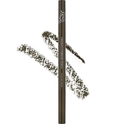 SHIONLE - Croquis Eyebrow Pencil: Long Lasting Eyebrow Pencil | Easy Draw Pencil | Screw Brush Included | 0.3g (Natural Brown)