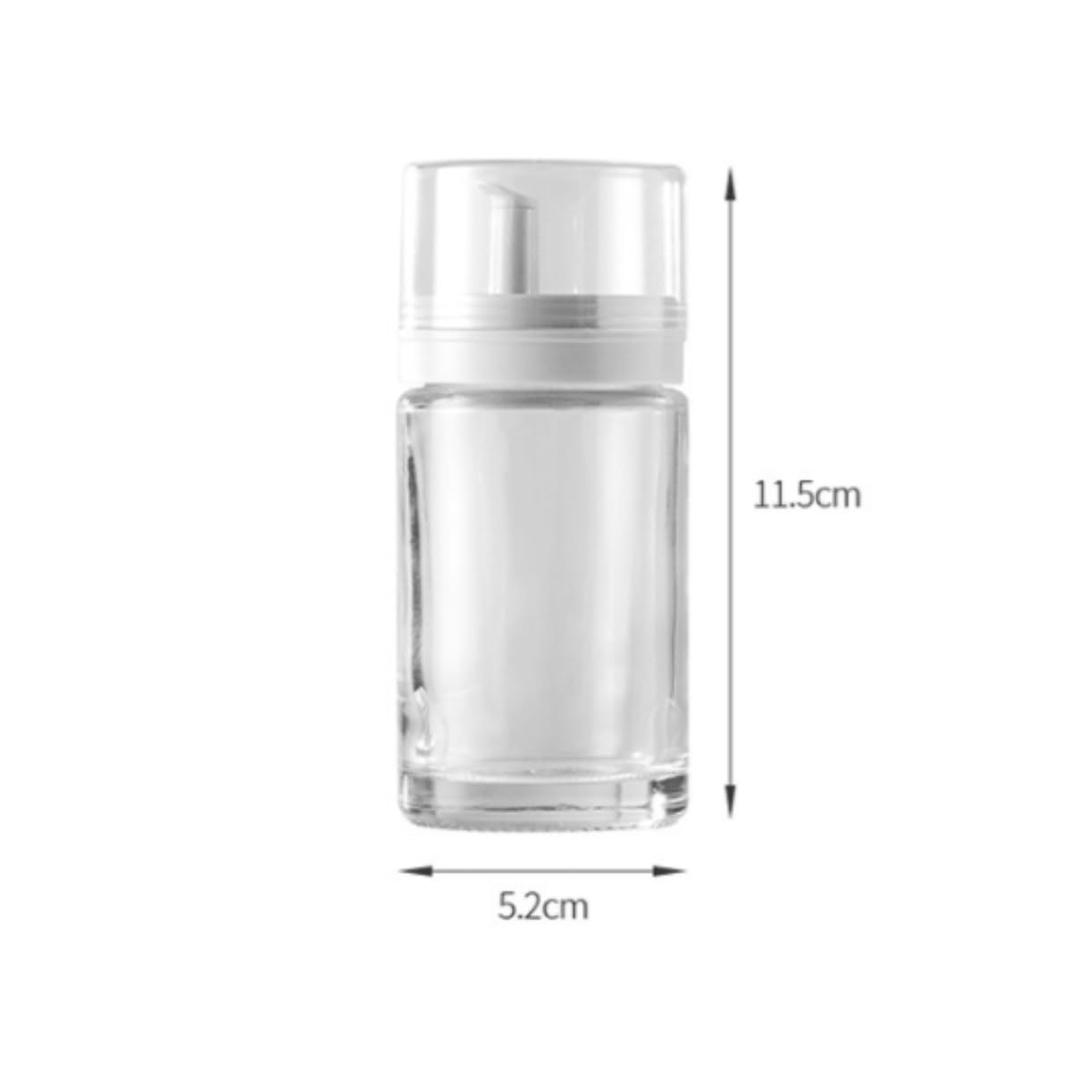 Dispenser per Salsa di Soia Bottiglia di Olio in Vetro da Cucina A Prova di Perdite, Bottiglia di Olio for Condimento con Aceto E Salsa di Soia, Set da 2 Pezzi Contenitore Dell'olio