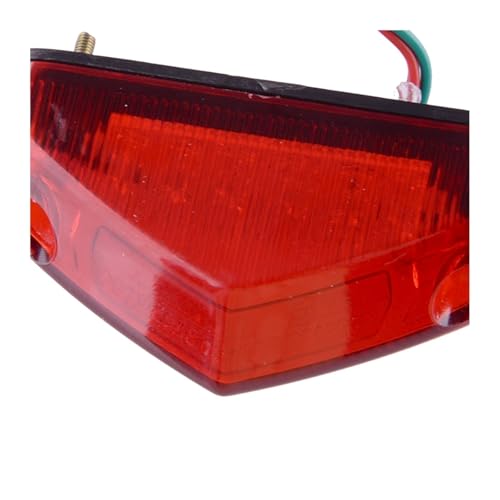 Feu arrière moto 12V à 12 LED puissantes avec double mode stop et course - 2