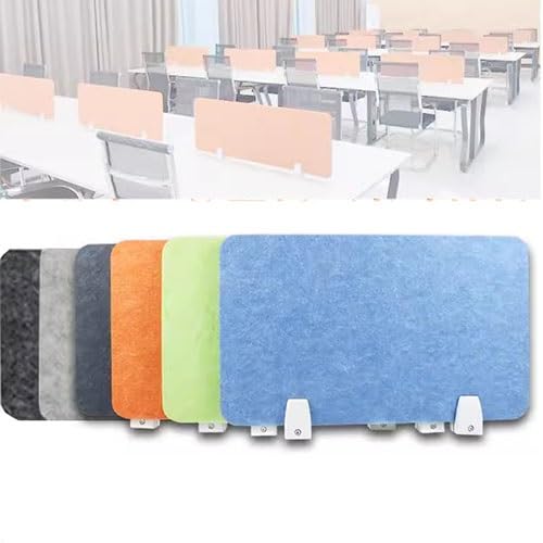 Sichtschutzwand für den Schreibtisch, Akustik-Trennwand für den Schreibtisch – freistehende, geräuschreduzierende Trennwand für Büro und Klassenzimmer, schalldichte Tischabtrennung, Grün, 30