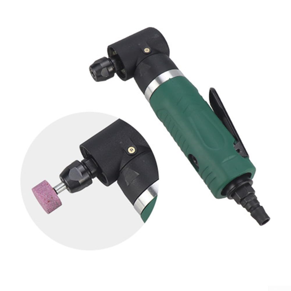 Smerigliatrice angolare ad aria compressa 12000 giri/min 90 gradi leggera | 12000 giri/min potenza, design leggero, riduce l'affaticamento, ideale per lunghi utilizzi, angolo di 90 gradi