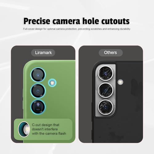 Image of LIRAMARK Liquid Silicone Soft Back Cover Case for Samsung Galaxy S25 Plus / S25+ 5G (Mint Green)