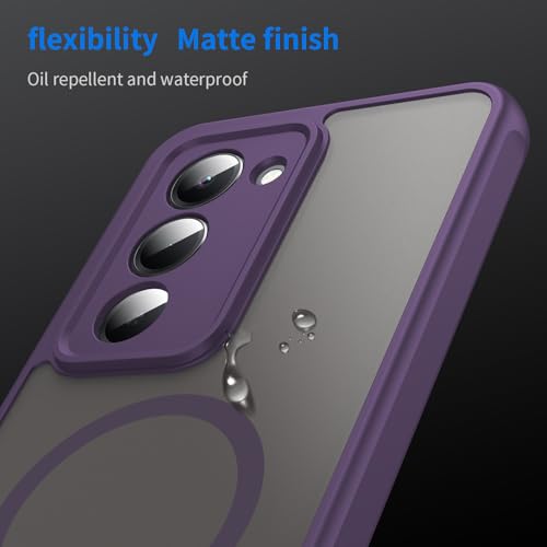 Image of Compatible with REDMI 15 (171mm) Case Cover,Compatible with MagSafe,Anti-Fall,Compatible with Xiaomi Redmi 15 (171mm) 25062RN2DY Cell Protective Phone Case Purple