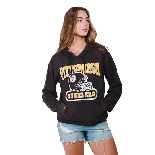 Ultra Game Moletom feminino com capuz super macio oficial da NFL