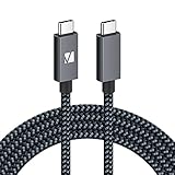 IVANKY 100W USB C to USB C Cable [20Gbps], USB C 3.2 Gen 2x2 Cable with PD Fast Charge and 4K Video Output[Thunderbolt 3 Compatible],Type-C Cable, for Laptop, Tablets, Samsung, and More-6.6ft/2M