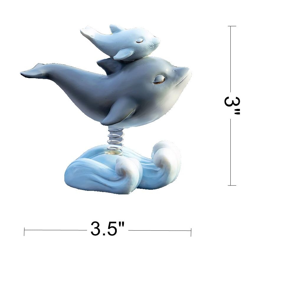Gemmia Miniature Fairy Garden Whale Figurine- Mum Thanks for raise me up, Mother Daughter - Image 2