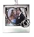 2016 Wedding Heart Frame 3" * 3" Hand Crafted Pewter with Austrian Crystals Made in USA
