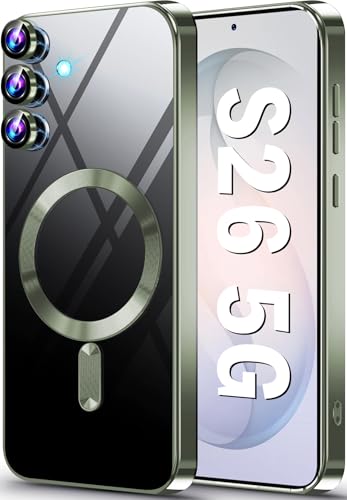 Funda para Samsung S26 Gotivi con MagSafe carcasa transparente de TPU flexible