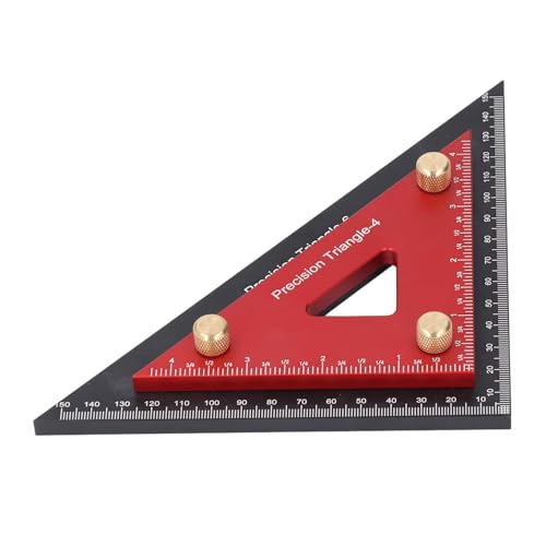 Regla triangular de aluminio Walfront para solucionar errores de medición en carpintería 3