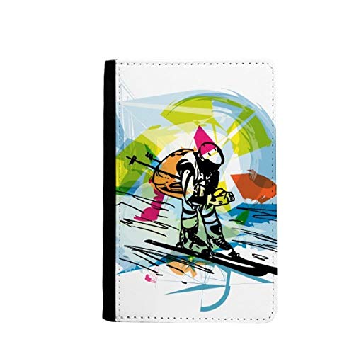 Passeport titulaire de voyage ski freeride portefeuille et étui carte de sport