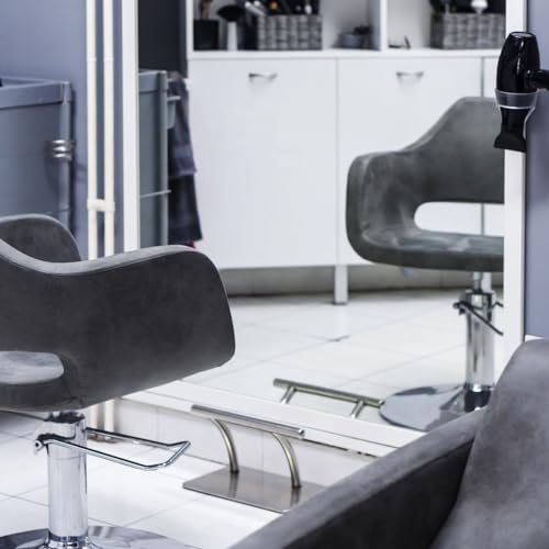 Greensen Fussstuetze Friseurstuhl Fußablage Fußstütze Fußpedal aus Edelstahl für Friseursalon Friseurstuhl für Schönheitssalons Friseur Tattoo-Shop (1 Stück)
