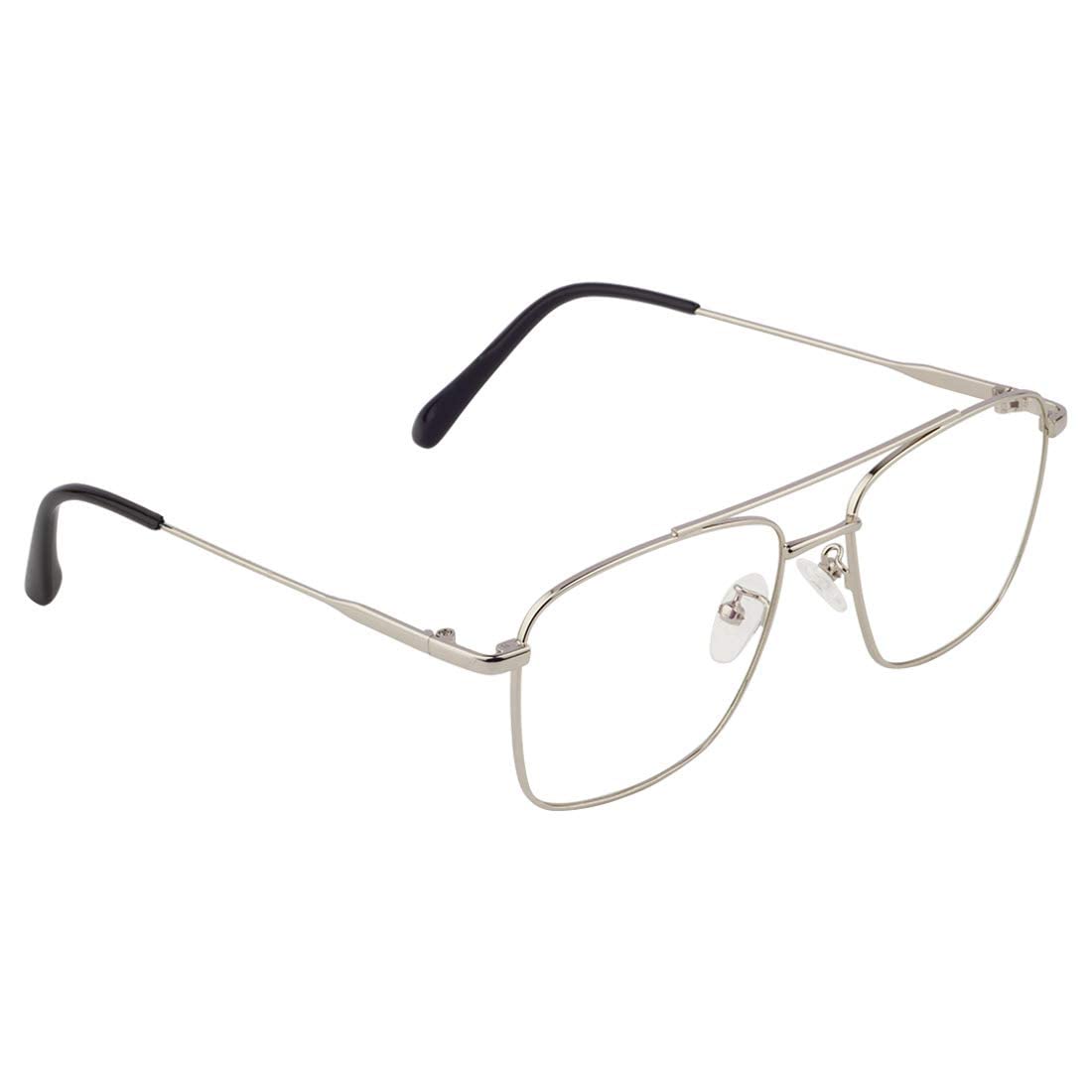 Dark WostComputer Blue Light Blocking Glasses Anti-glare Retro Square Eye glass Protection Harmful Ray from Build Quality Metal Frame