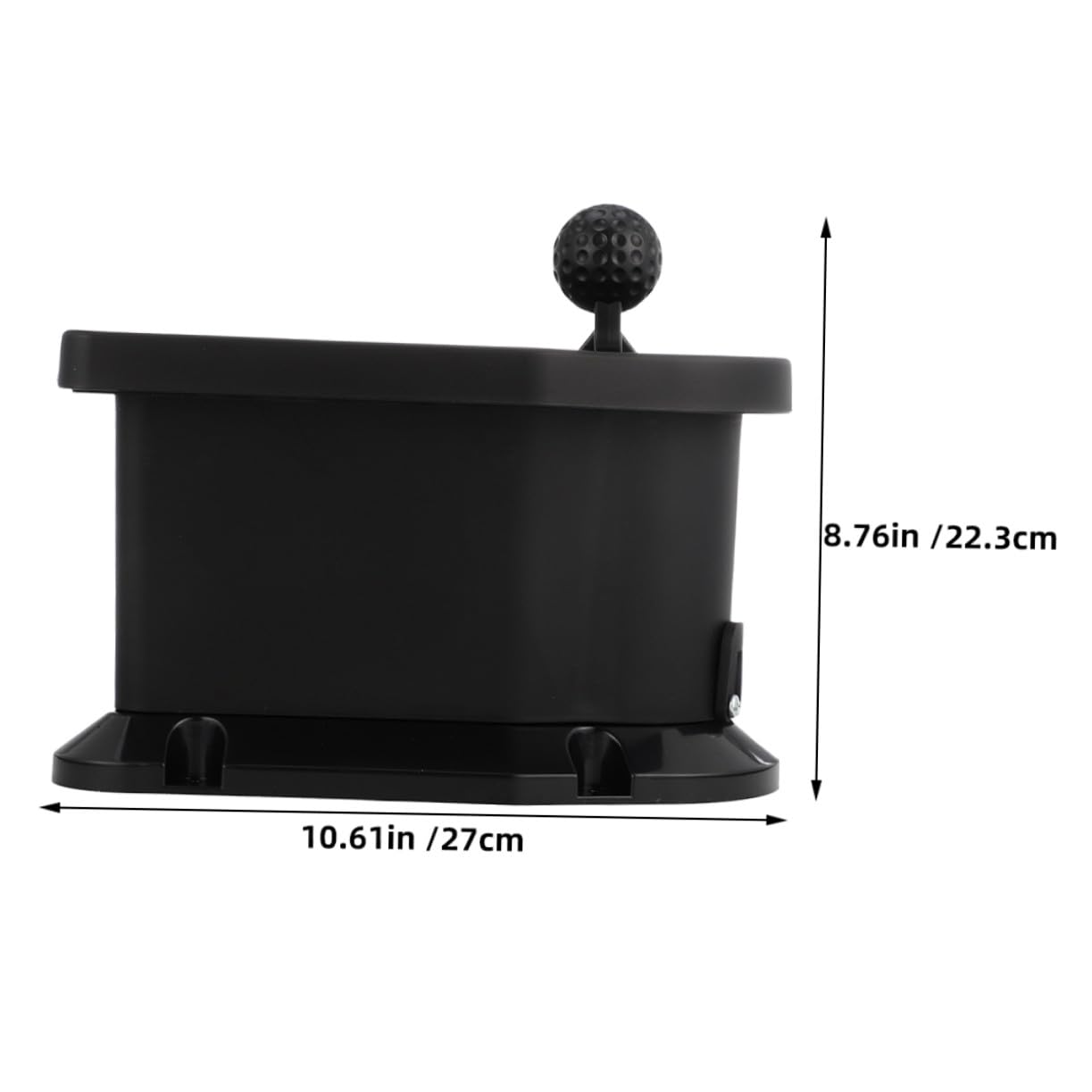 SUPVOX Limpiador Manual de Palos de Golf y Bolas para Carrito | Plástico Negro, Limpieza Eficaz en Exterior y Viaje, Accesorio para Entrenamiento de Putting