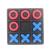 Tic Tac Toe Board Game,Tic Tac Toe Family Game, Classic Board Game, Classical Family Board Game,Children's Tic Tac Toe Game, Plastic tic tac Toe Game, Board Size 15 X 15 cm