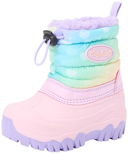 Playshoes Winter-bootie Regenbogen Unisex Kinder Schneestiefel,...