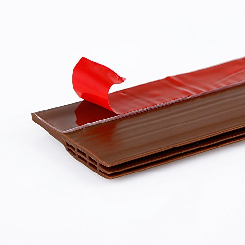 Image of Havilah Door Bottom Seal Strip Silicone- 1 Meter Rubber Under Door Gap Filler for Air, Dust, Insects, Cockroaches, and Noise - Doors Seal Strip for Home and Office Use