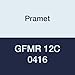 Pramet GFMR 12C 0416 Carbide External Grooving and Turning Holder, 0.750" x 0.750" Square Shank, Right Hand, Max Groove Depth 0.7875", Insert LCM. 0416.