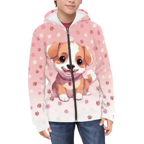 YEXIATODO Girls Crew Neck Sweatshirt Kids Zip Up Hoodie Crop Tops for Teen Girls 6-164