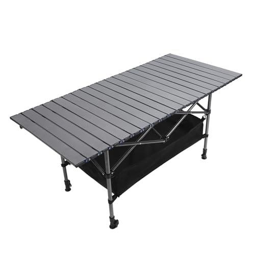 Table de gril pliante réglable en acier au carbone pour extérieur - 6