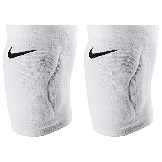 Nike Streak Dri-Fit Volleyball Knee Pads (White, M/L)