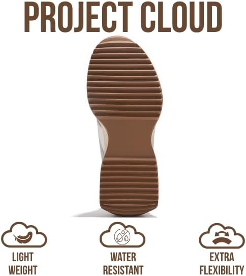 Project Cloud Womens Sneakers - Memory Foam Insole and Lightweight Spring Shoes - Non-Slip Lace Up Trendy Shoes - Fashion Sneakers for Women 2026 (Serena) - Image 4