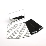Pocket Mirror C-Set (4 in 1 Pack) Unbreakable Wallet Card Size (3.4 x 0.029 x 2.1 inches) Lightweight Handheld Mirror for Your Beauty Needs Like Makeup, Cosmetic, Vanity, Shaving Daily Essential Tool