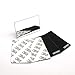Pocket Mirror C-Set (4 in 1 Pack) Unbreakable Wallet Card Size (3.4 x 0.029 x 2.1 inches) Lightweight Handheld Mirror for Your Beauty Needs Like Makeup, Cosmetic, Vanity, Shaving Daily Essential Tool