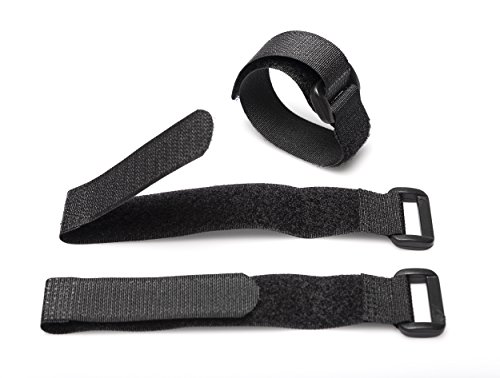 25 pcs Cable Ties 8-Inch with plastic buckle end - Wire Cord Straps and Reusable Hook Loop