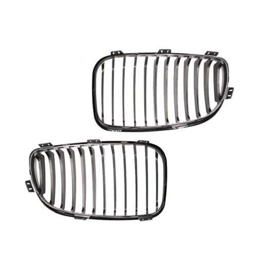 Grilles avant Série 1 E81 E82 E87 E88 en ABS robuste haute finition noir brillant