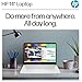 HP Ultra Slim Laptop for Students and Business | 1 Year Office 365 | Intel Quad-Core, 8GB RAM | 1.6TB Storage (1TB Cloud, 512GB External and 128GB SSD) | Windows 11 Home, no Earbuds, Silver