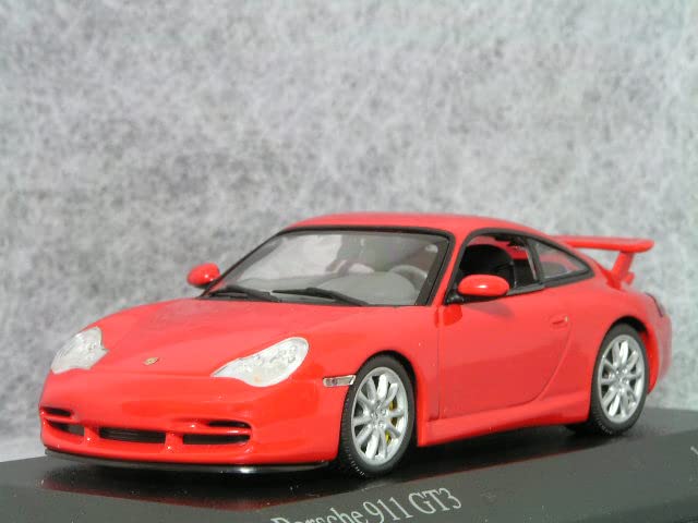 ミニチャンプス 1/43スケールポルシェ 911（996 ） GT3 2003 Porsche 911 (996) GT3 Black 2003 1:43 Minichamps 400062024