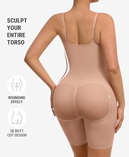 Image of FeelinGirl Shapewear Tummy Control for Women Seamless Body Shaper Bodysuit