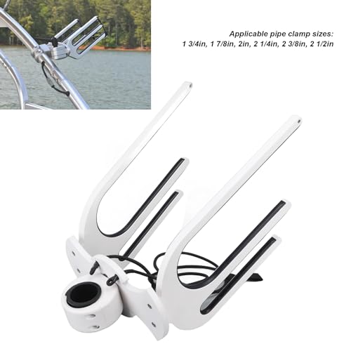 Support de wakeboard blanc pour tour résolvant le manque de place à bord - 3