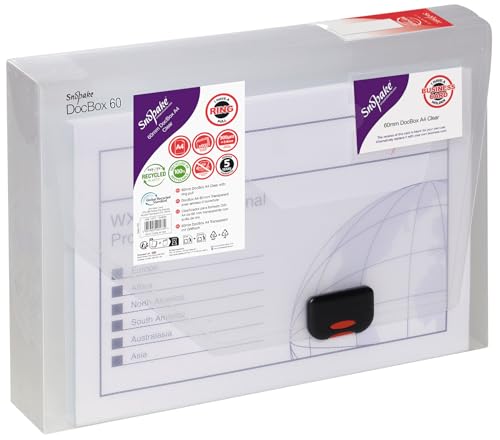 Boite dossier polypropylène Snopake DocBox pour protéger vos documents précieux A4 - 2