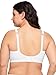 Warner's Women's Easy Does It Underarm Smoothing with Seamless Stretch Wireless Lightly Lined Comfort Bra RM3911A, White, X-Large