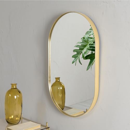 Encuentra espejo de aluminio dorado marca gravita, en la categoría de espejos para baño. Espejo de aluminio dorado Marca GRAVITA 6