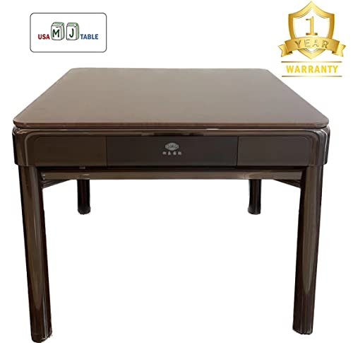 Mesa automática 4 patas Mah Jong con ruedas y cajones miniatura 2