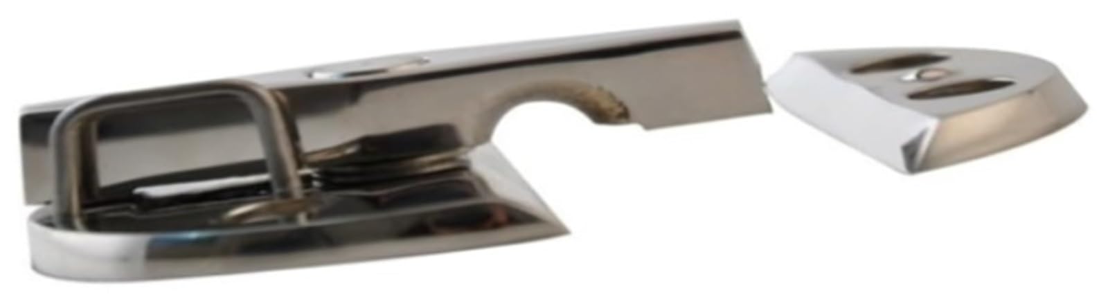 Zatrzask do drzwi morskich Okrągły przycisk obrotowy ze stali nierdzewnej 316 Zatrzask obrotowy 55 mm do drzwi łodzi Właz do szafki Akcesoria sprzętowe(2)