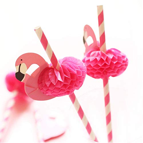 Flamingo paper straw decorations, drinking straws decorative for …