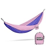 ENO, Eagles Nest Outfitters DoubleNest Lightweight Camping Hammock, 1 to 2 Person, Lavender/Violet